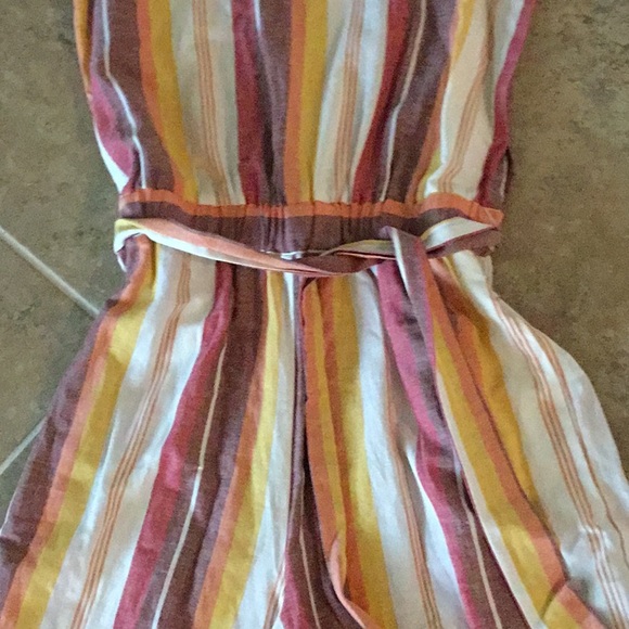 DREW red/orange sunset stripe jumpsuit, NWT - Picture 10 of 10